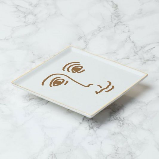 Jean-Jacques Rousseau Ceramic Tray