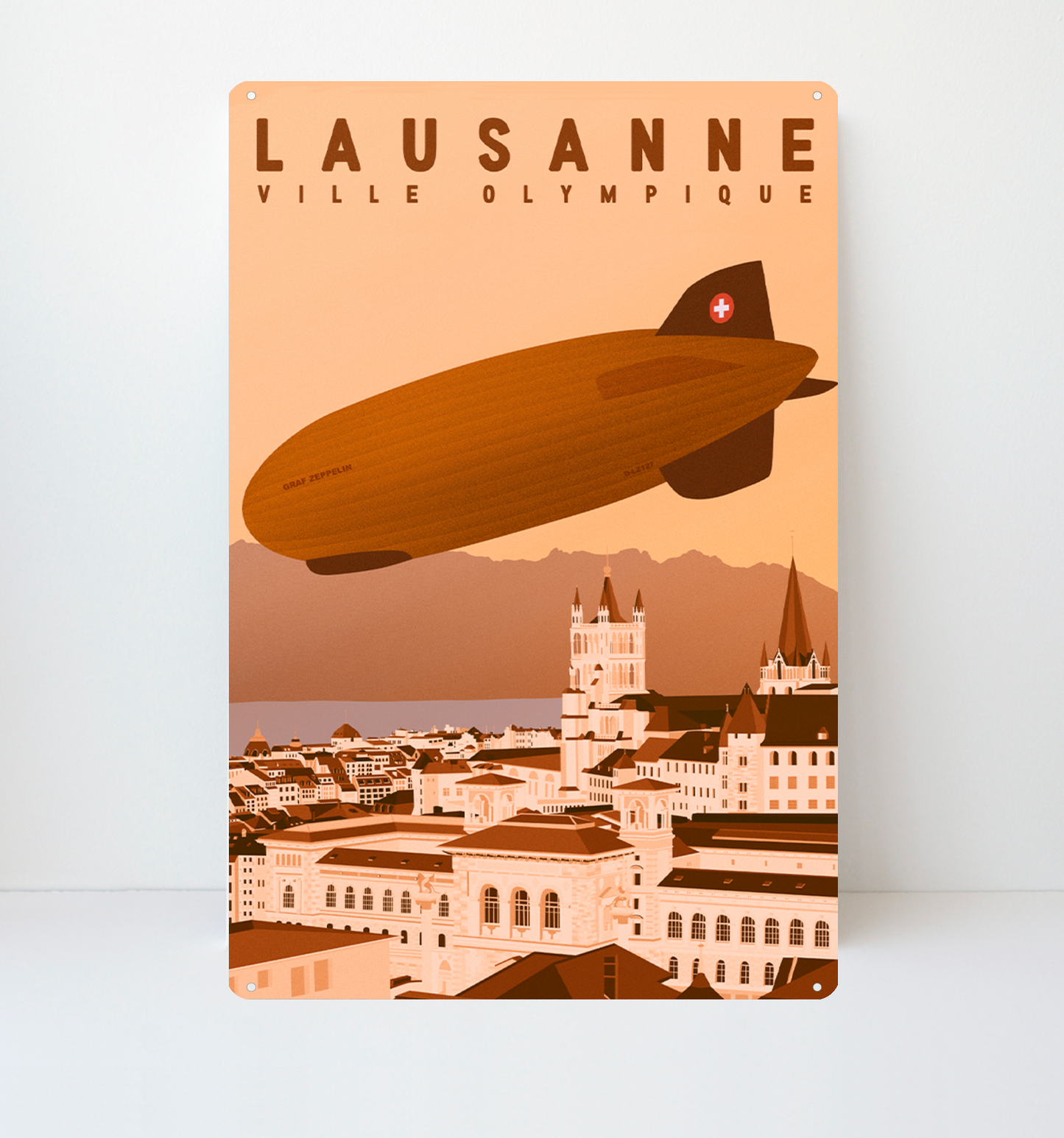 Lausanne, Decorative Sign