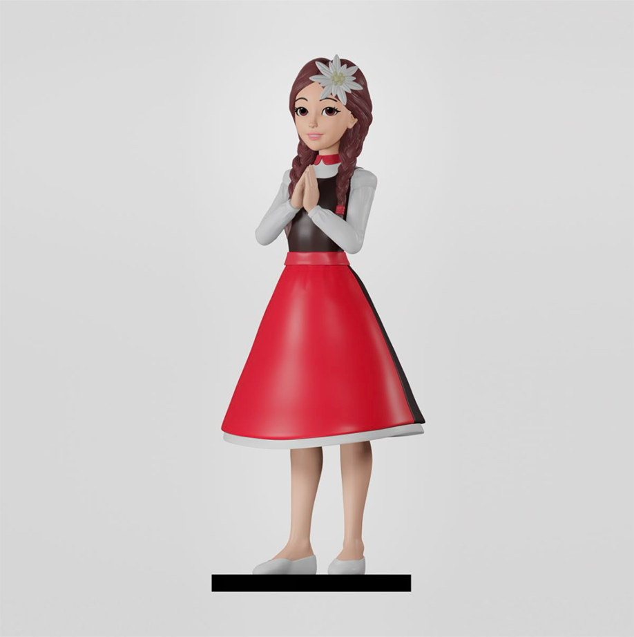 The Edelweiss Girl | Figurine
