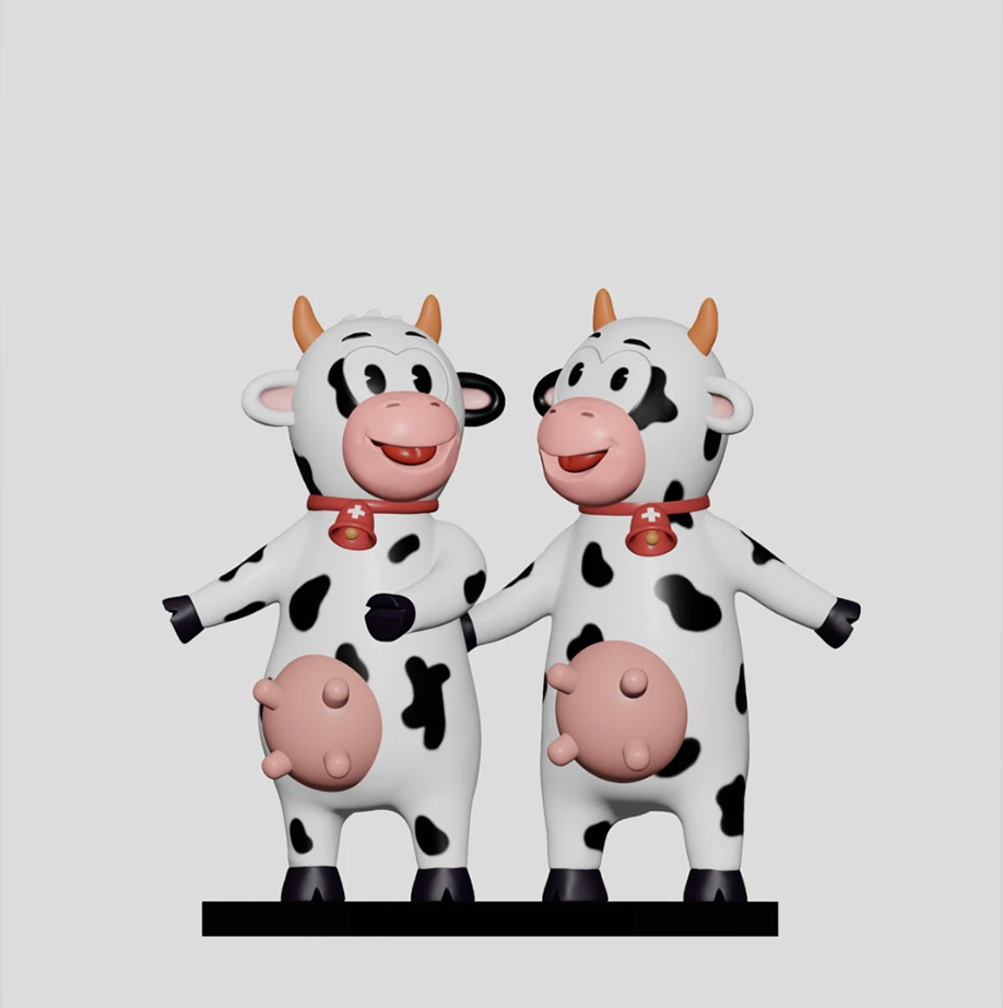 The Swiss Cows | Figurine