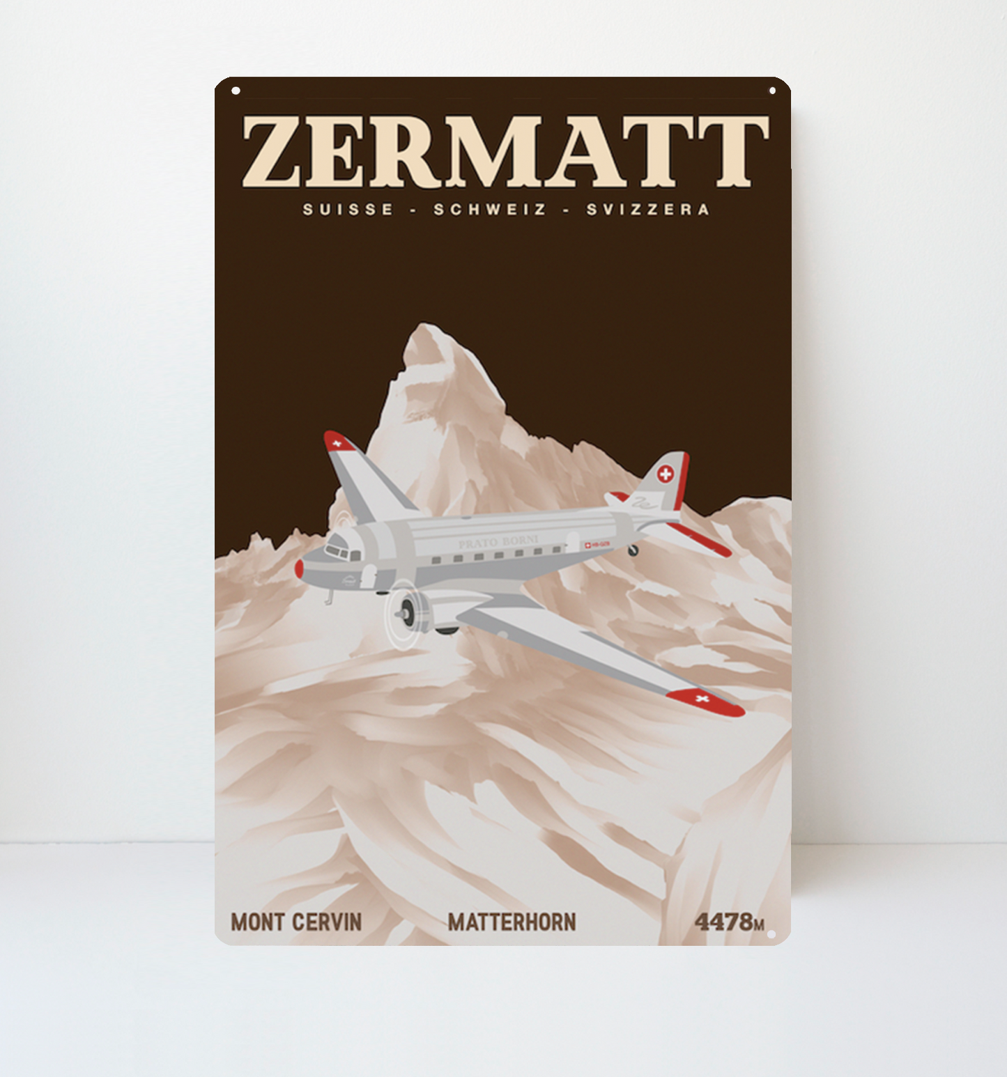 Zermatt, Decorative Sign